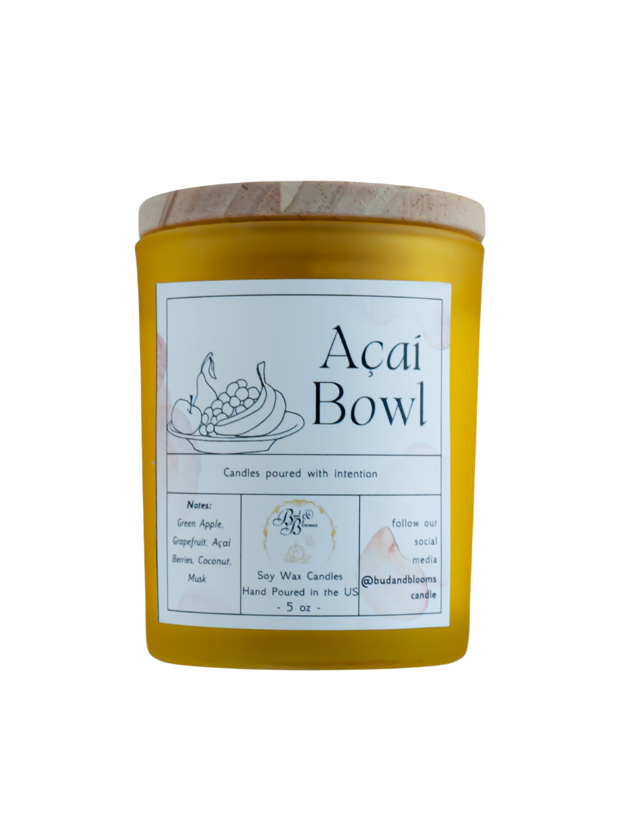 Acai Bowl - Bud and Blooms Candle Co.