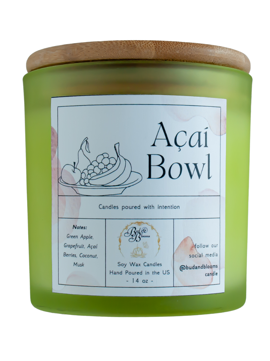 Acai Bowl - Bud and Blooms Candle Co.