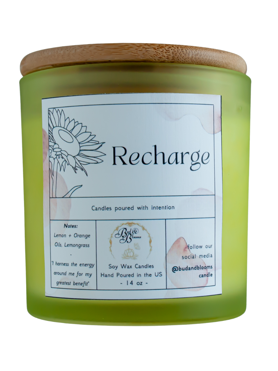 Recharge - Bud and Blooms Candle Co.